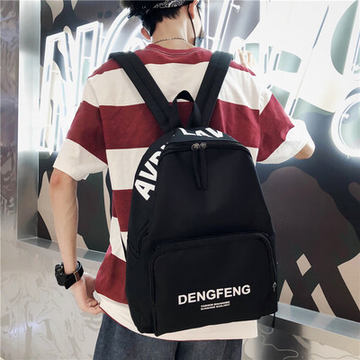 

Studentsschoolbags Female Korean version High school students schoolbags Mens fashionable shoulder bags&large capacity back