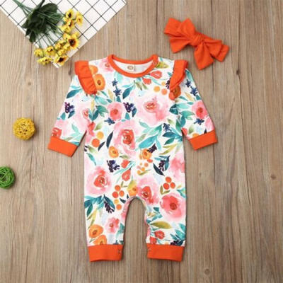 

US Newborn Baby Girl Romper Jumpsuit Bodysuit Outfits Clothes Sunsuit Playsuit