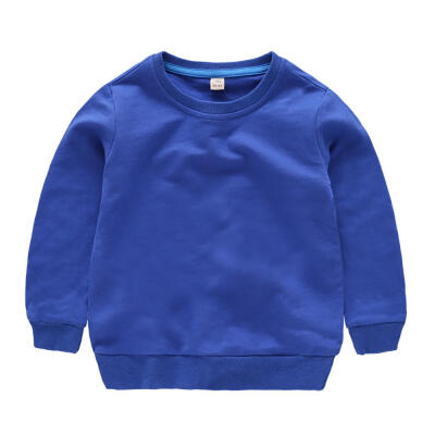 

Kids Boys Long Sleeve O Neck Solid Color Casual Spring Autumn Sweatshirts