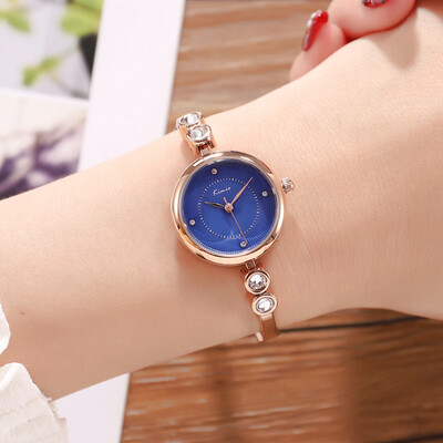 

Small quartz watch goddess bracelet watch female student Korean version of the simple trend metal chain watch Korean temperament