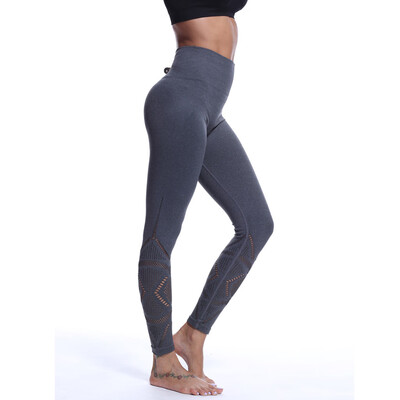 

Ladies Eamless Hip-lifting Exercise Trouser With Hollow Tight Running Yoga Pants