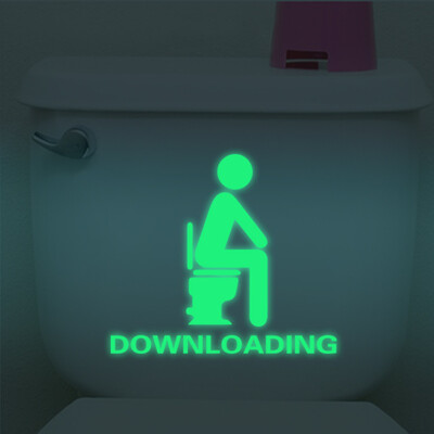 

〖Follure〗Bathroom Luminous Sticker Toilet Fluorescent Wall Sticker Removable Sticker