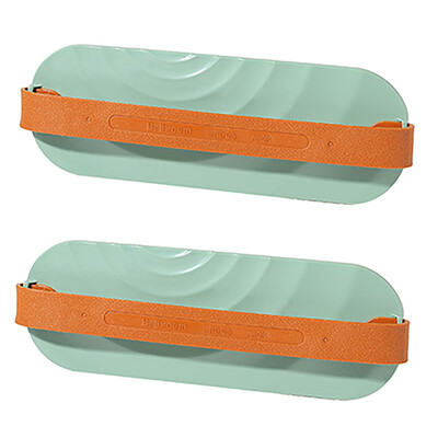 

Toponeto Wall-Mounted Shoe Rack Storage Rack Adhesive Household Slippers 2PC