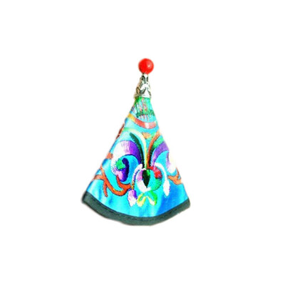 

Yunnan Ethnic Wind Earrings Original Fashion Jewelry DIY Craft Embroidery Sector Exaggerated Multicolor Earrings