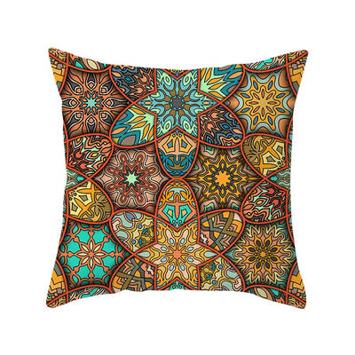 

Mandala Cushion Cover Bohemian Style Geometric Pillow Case Decorative Pillow Cover For Sofa Car Home