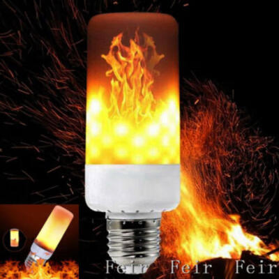 

E27 LED Flicker Flame Light Bulb Simulated Burn Fire Effect Party Decor UK