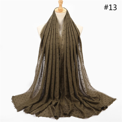 

Amazon new cotton&linen scarf female solid color sunscreen big shawl literary wind envelope scarf Muslim scarf