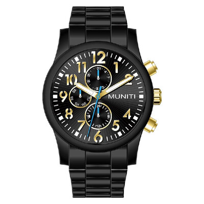 

MUNITI Fashion Sport Men Watch Life Water-resistant Quartz Luminous Man Wristwatch Relogio Musculino