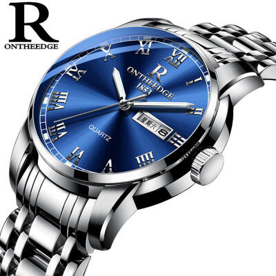 

Multi Function Quartz Wristwatch Waterproof Watch With Stainless Steel Band For Men