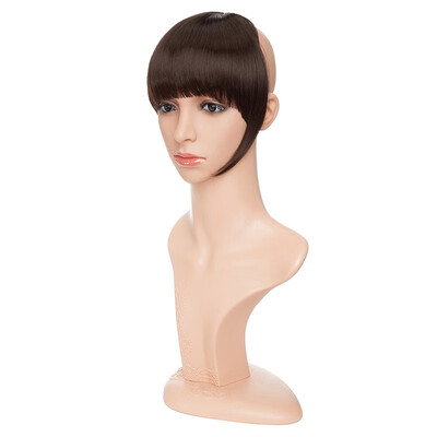 

Hair Bangs Clip in Hair Extensions Front Neat Bang Fringe One Piece Striaght Hairpiece Accessories