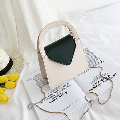 

Tailored Womens Fashion Rivet Pure-Colour Cover Retro Shoulder Bag Flap Bag