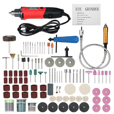 

KKmoon Multi-functional Professional Electric Grinder Set 6-Speed Variable Speed Electric Drill Grinding Rotary Tool with 150pcs A