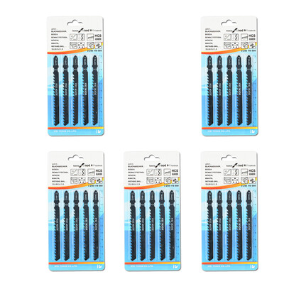 

25pcs T-Shank Jig Saw Cutter Set T144d High Carbon Steel Woodworking Reciprocating Saw Cutter