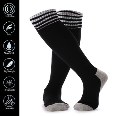 

Kids Breathable Football Socks High Tube Socks Boys Girls Over Knee Sports Socks