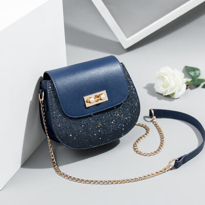 

Ins chain small summer saddle bag fashion a small fresh one - shoulder oblique satchel womens bag