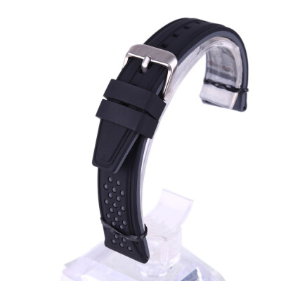 

20mm 22mm 24mm 26mm Soft Silicone Watch Band Rubber Watch Strap Waterproof Watchband
