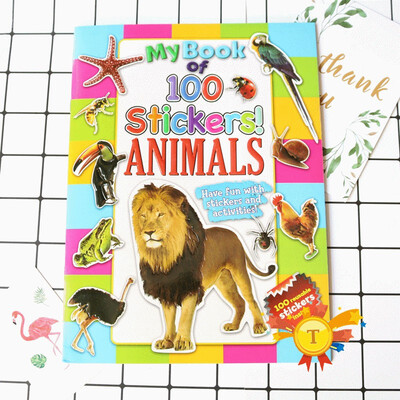 

Sticker Books for Baby Leaning English Story Book with Stickers Preschool Early Learning Educational children Toy
