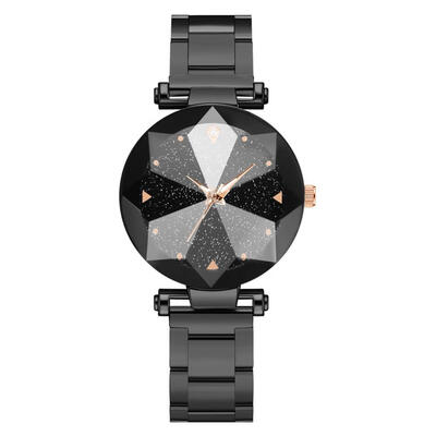 

New Womens Watches Multi-Angled Raised Dial Ladies Fashion Starry Sky Quartz Wristwatch Alloy Strap Clock Reloj Mujer