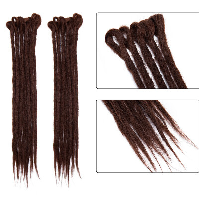 

Dreadlock Extension Ombre For Hip-Hop Synthetic Heat Resistant Crochet Braiding Hair Handmade Extension Twist Braiding For Women