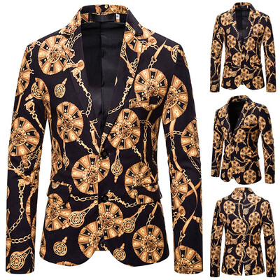 

Toponeto Mens Winter Fashion Business Casual Wedding Long Sleeve Button Tops Jacket Coat