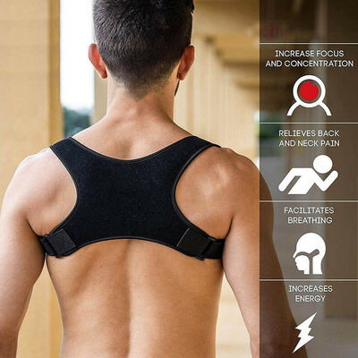 

Body Wellness Posture Corrector Back Straight Shoulders Brace Strap Correct 1PCS