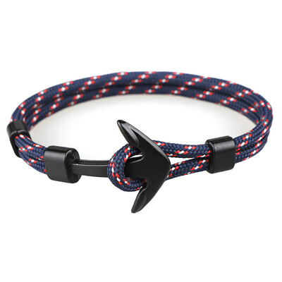 

Anchor Bracelet For Men Fashion Handmade Charm Braclet Jewelry Male Accessories