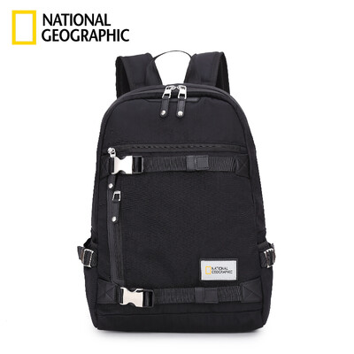 

National Geographic National Geographic Large Capacity Backpack Female Business Casual Nylon Book Bag Travel Backpack Waterproof Computer Bag 156 Inch Khaki