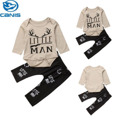 

Newborn Toddler Baby Boy Romper Pants Outfit Cotton Bodysuit Jumpsuit Clothes