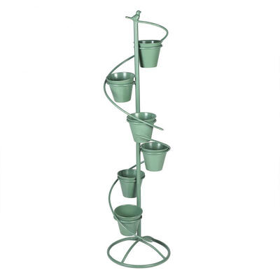 

Greensen Outdoor Metal Plant Stand Flower Planter Garden Display Holder Rack Shelf