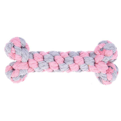 

Pet Dog Molars Chewing Toy Puppy Tooth Cleaning Bone Bite-Resistant Toy
