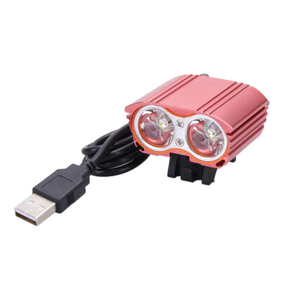 

8000LM USB 2XCREE XM- T6 LED Head Lamp Light Bicycle Headlight