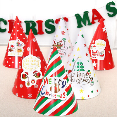 

Tailored Christmas Dress Up Paper Adult Child Three-dimensional Christmas Hat 6 Pack