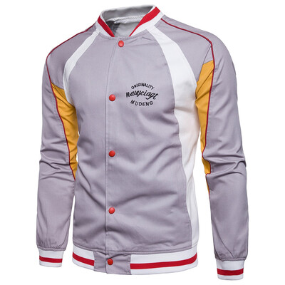 

Embroidered Graphic Baseball Jacket