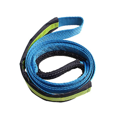 

5cm5m 2x16 17637lbs Synthetic Winch Rope Cable with U-shaped HookBlue