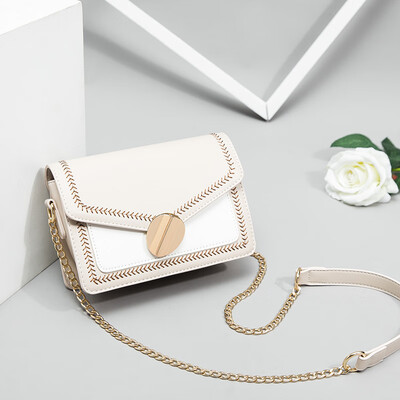 

French minority womens bag 2019 Korean version 100 lap slant bag summer texture small square bag
