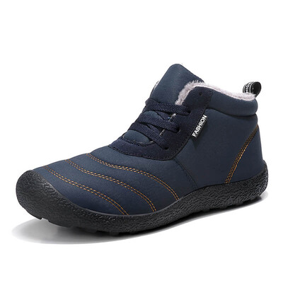 

Mens Sneakers Non-Slip Warm Snow Boots Waterproof Insulated Outdoor Lightweight Running Shoes Breathable Sport Causal Shoes