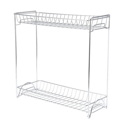 

Greensen Two Layers Stainless Steel Storage Shelf Rack Home Kitchen Seasoning Holder Organizer