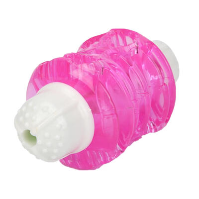 

Pet Dog TPR Rubber Squeak Toy Dog Puppy Chew Bite Molar Cleaning Tooth Toys