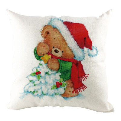 

Tailored Christmas Pillow Cover Pillowcases Decorative Sofa Cushion Cover Home Decoration