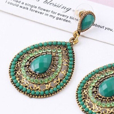 

1 Pair Bohemian full dripping earrings