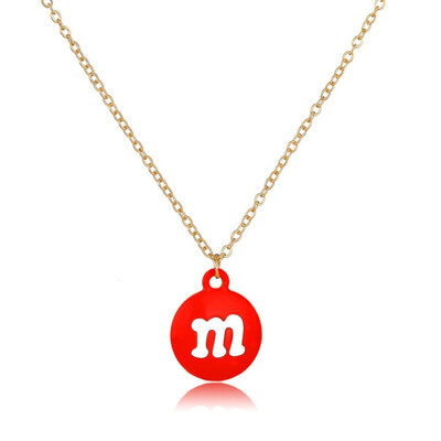 

2018 New Lettering  Pendant Necklace For Women Fashion Jewelry Necklace Gifts Trendy Jewelry Cute Romantic Wedding Jewelry