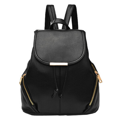 

Tailored Fashion School Leather Backpack Shoulder Bag Mini Backpack for Women & Girls