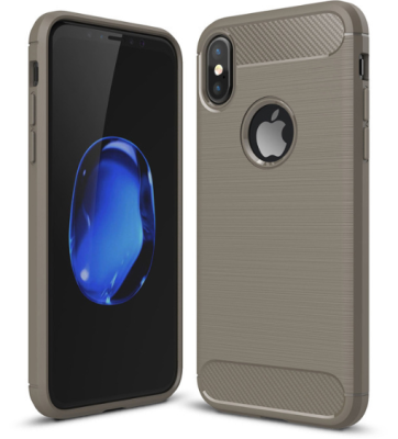 

Applicable Apple iPhoneX Mobile Shell iPhone  Cover Carbon Fiber Brushed Drop Shell