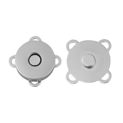 

10 Pairs Magnetic Buckle Metal Snap Fasteners Clasp Bags Clothing Button