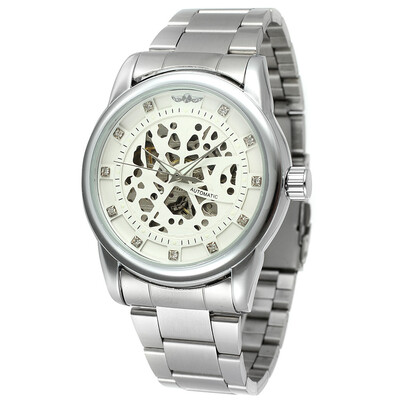 

T-Winner genuine hollow mens mechanical watch mens watch mens mechanical watch steel belt table