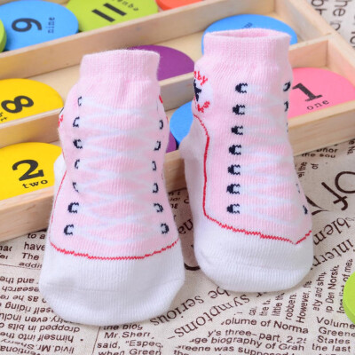 

Baby Girls Boys Non-slip Socks Kids Child Shoes Socks Newborn Cotton Floor Socks