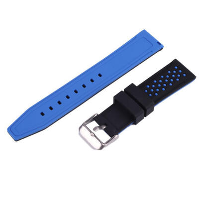 

20mm 22mm 24mm 26mm Soft Silicone Watch Band Rubber Watch Strap Waterproof Watchband