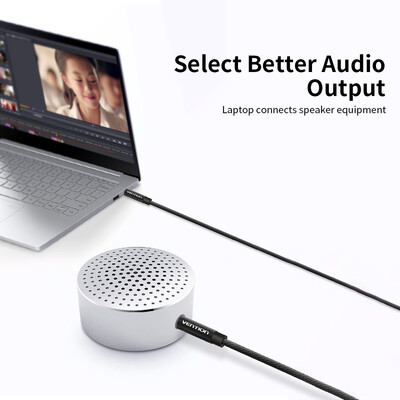 

VENTION 35mm AUX Audio Cable Car-mounted Male to Male HiFi Cable Stereo Audio Cable with Fabric Weaving for Phone PC Speaker MP3