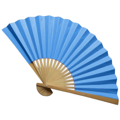 

Siaonvr Chinese Style Hand Held Fan Bamboo Paper Folding Fan Party Wedding Decor
