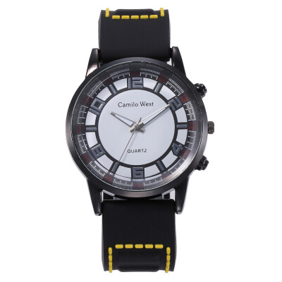 

2019 mens sports silicone watch student Hugh